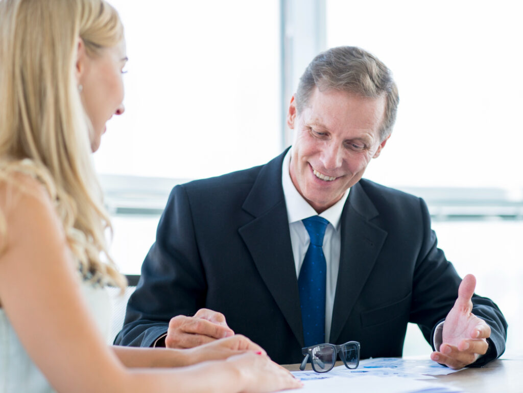 image of an insurance agent